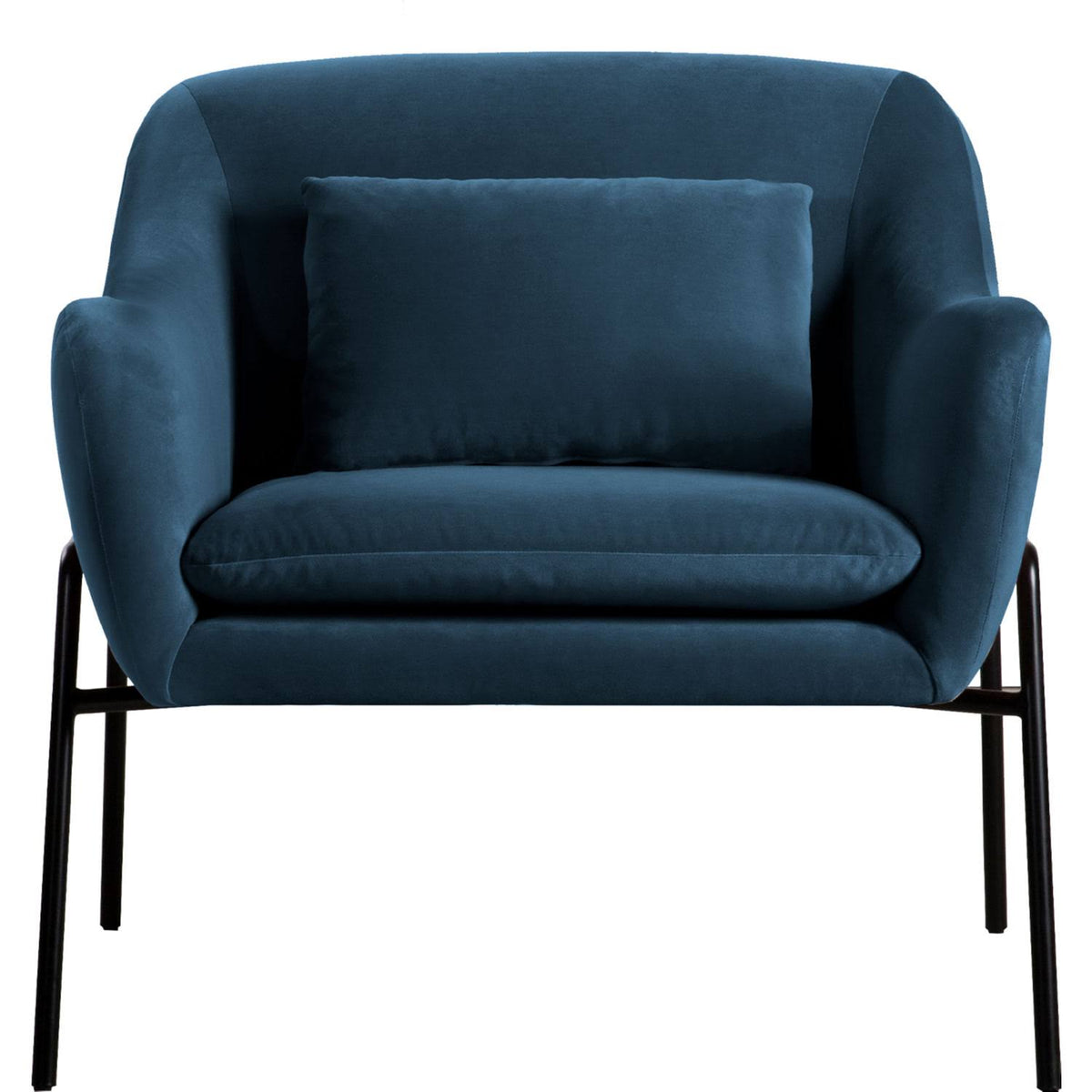Blue Velvet Accent Chair S43361