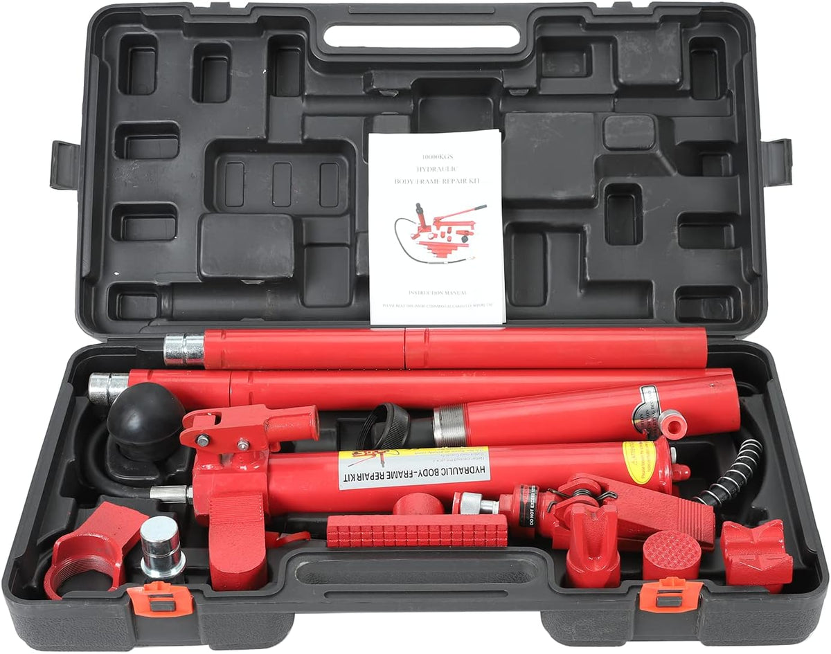 10 Ton Porta Power Hydraulic Jack with Oil Hose C2539