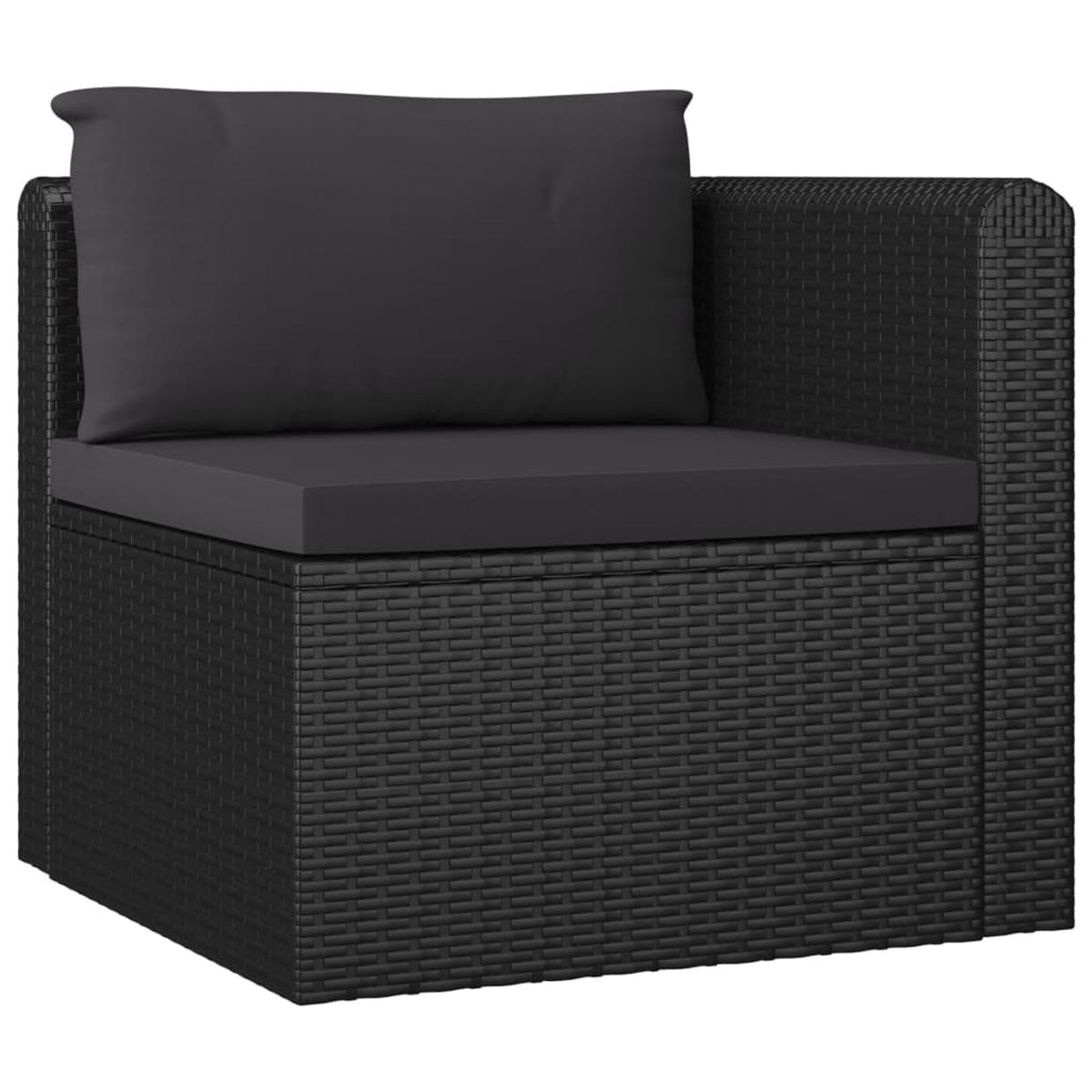 2 Piece Poly Rattan Patio Sofa Set with Cushions S7171