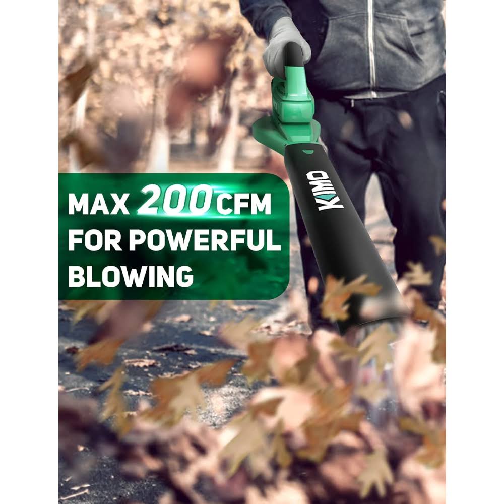 Cordless Leaf Blower, 20V Battery Powered, Variable-Speed, 200 CFM Y255419