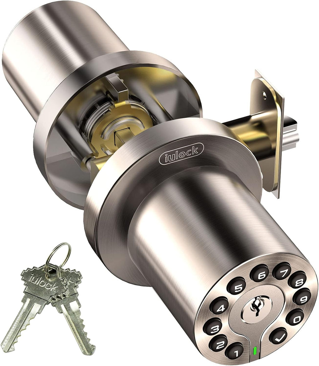 Code Door Lock with Keypad and Key, Pack of 2 Y991030