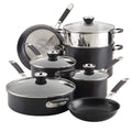 11 Piece Hard Anodized Nonstick Cookware Set M29241