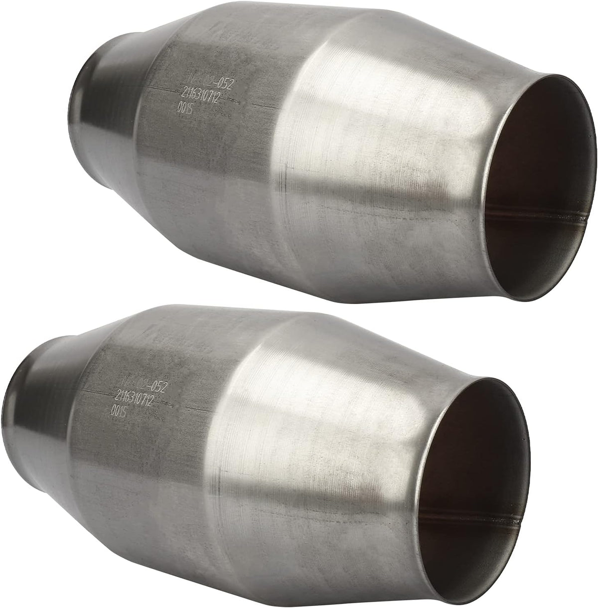 2 Pack Universal Catalytic Converter with O2 Port K1638