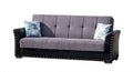 Gray Fabric Convertible Sofa Bed G495406