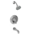 Midnight Chrome Balanced Pressure Tub and Shower Faucet N5194