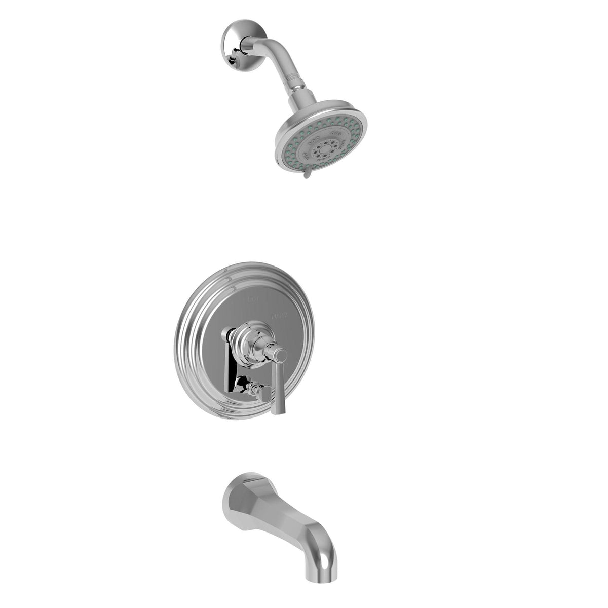 Midnight Chrome Balanced Pressure Tub and Shower Faucet N5194