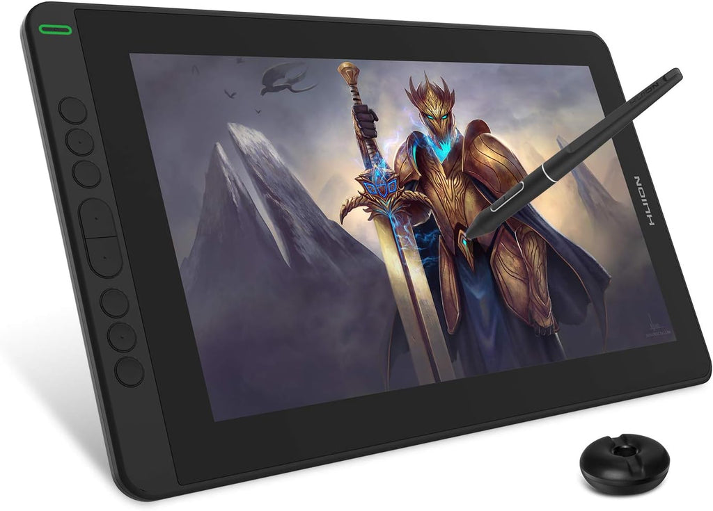 Green 13.3inch Graphics Drawing Tablet with Screen O321