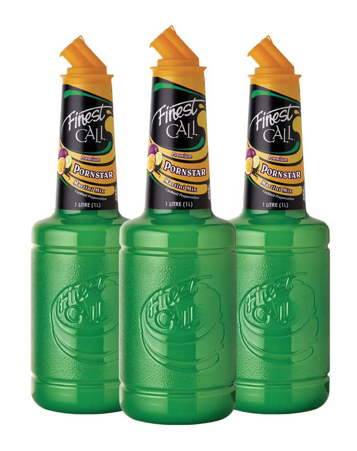 Pornstar Martini Drink Mix, 1 Liter Bottle (33.8 Fl Oz), Pack Of 3 N45536
