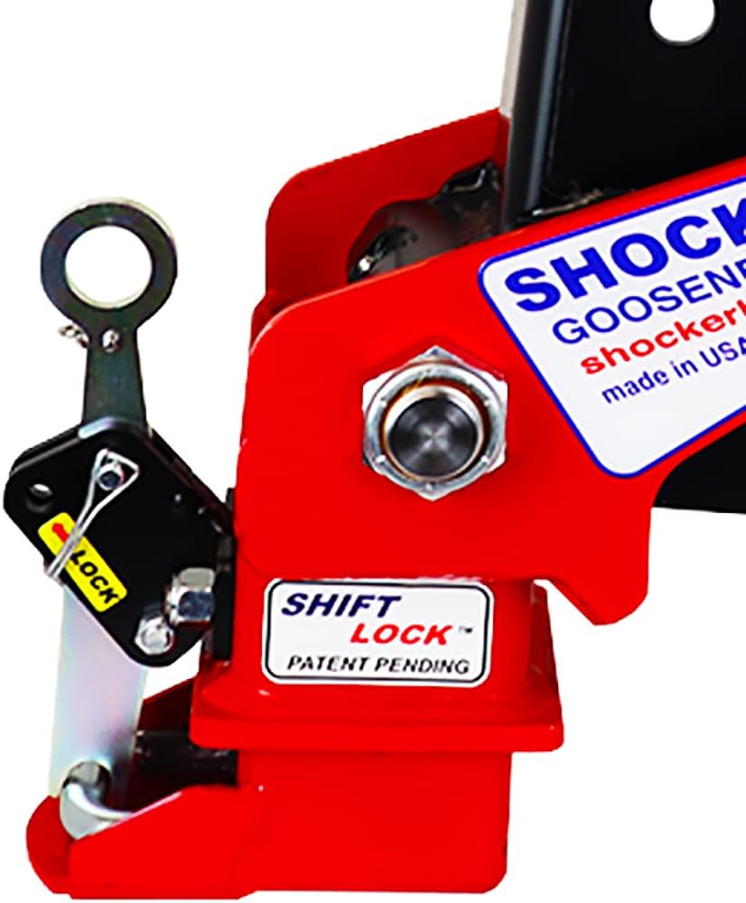 Gooseneck Air Hitch & Coupler, Round 3-15/16" Angled Pin 30K Coupler 9" Offset Y77430
