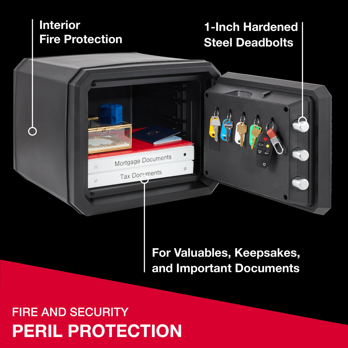 Large Fire-Resistant Safe with Combination Lock W452