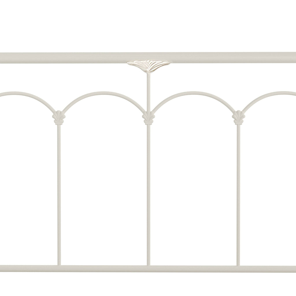 King Soft White Metal Headboard N330690