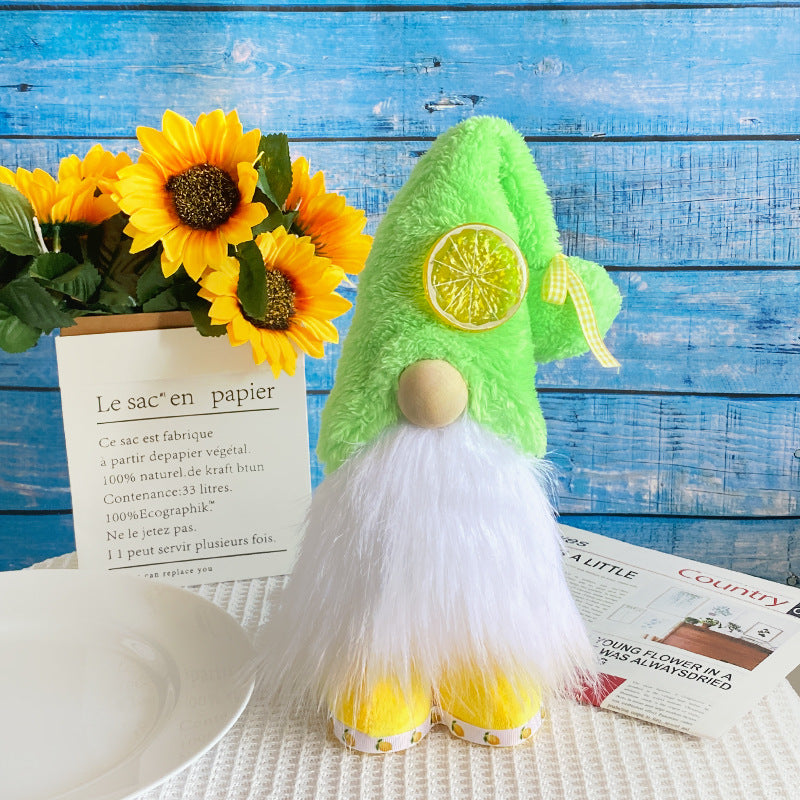 Lemon Doll Plush Gnome Puppet V42122