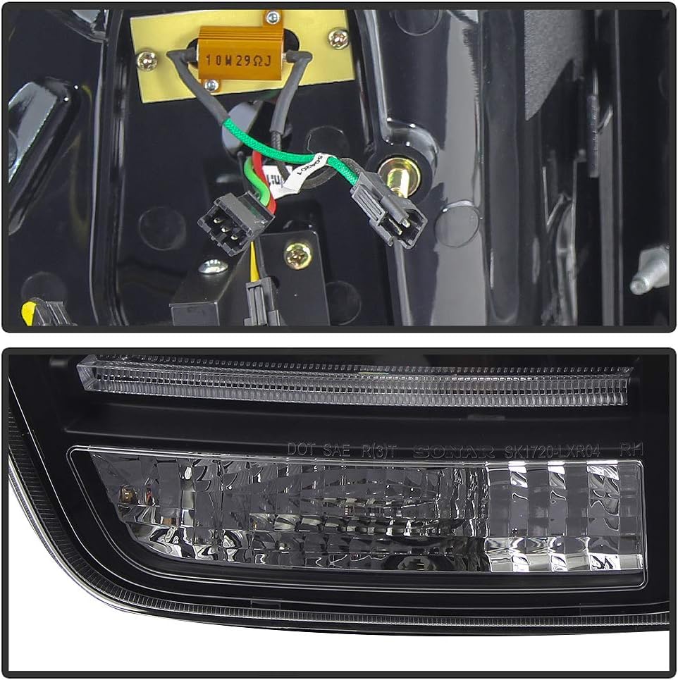Black LED Tail Lights for Lexus RX330 RX350 D659214