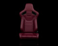 Maroon Leatherette Sport Seats with Black Stitching H953544