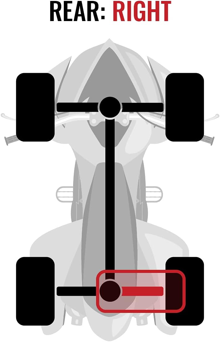 Rear Right Axle for Can-Am Maverick MAX 1000 4X4 U778917