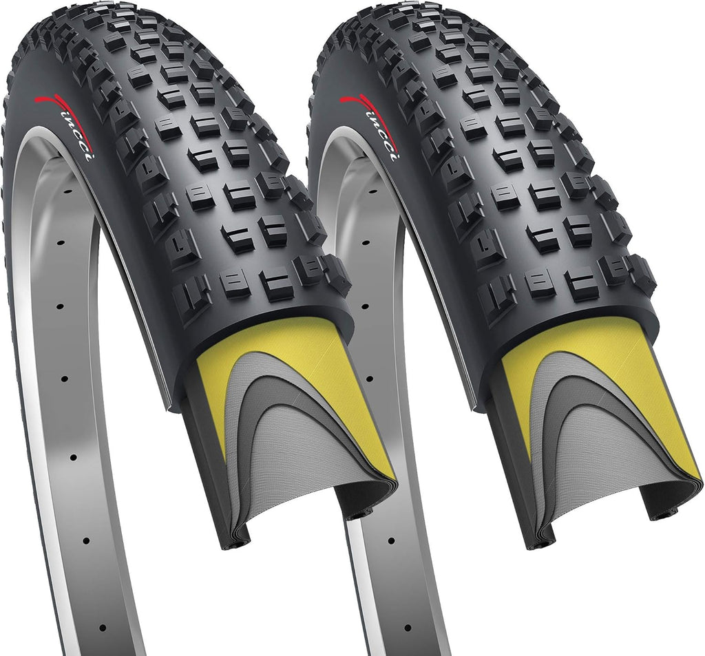 Pair 29 x 2.25 Inch 57-622 Foldable 60 TPI Nylon Protection Tires M246