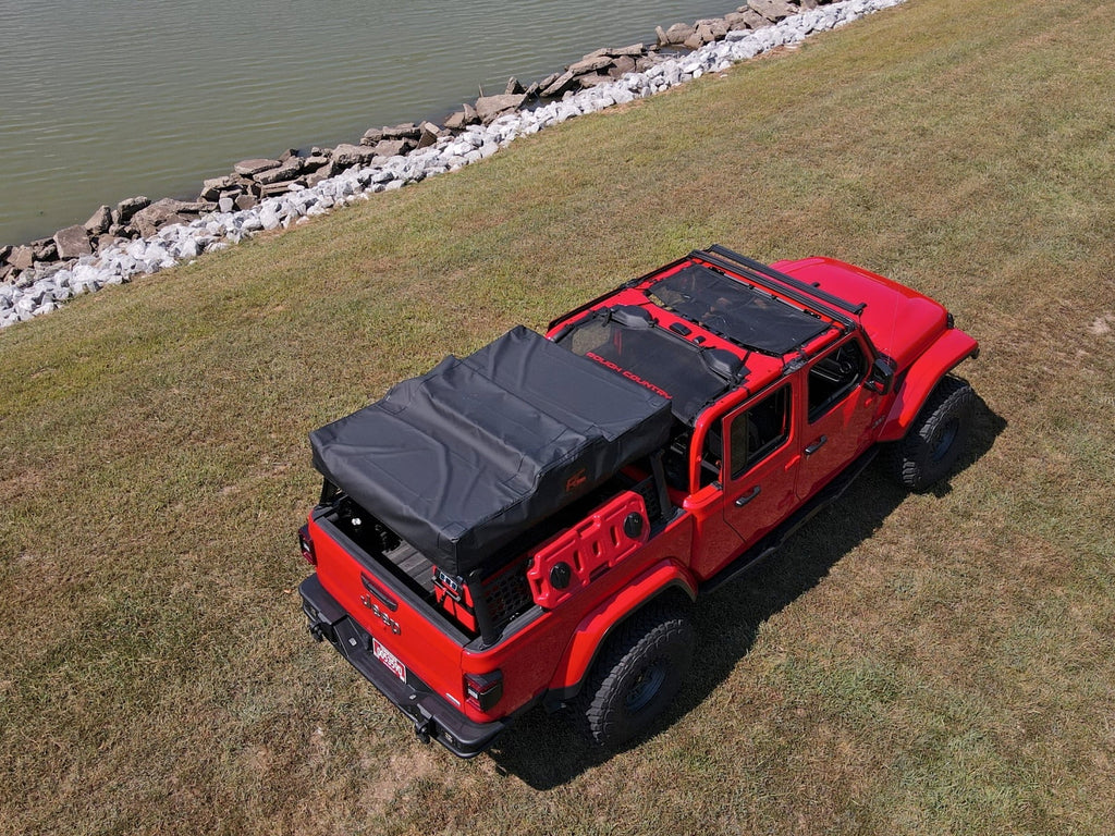 Black Mesh Bikini Top for Jeep Gladiator JT H11252