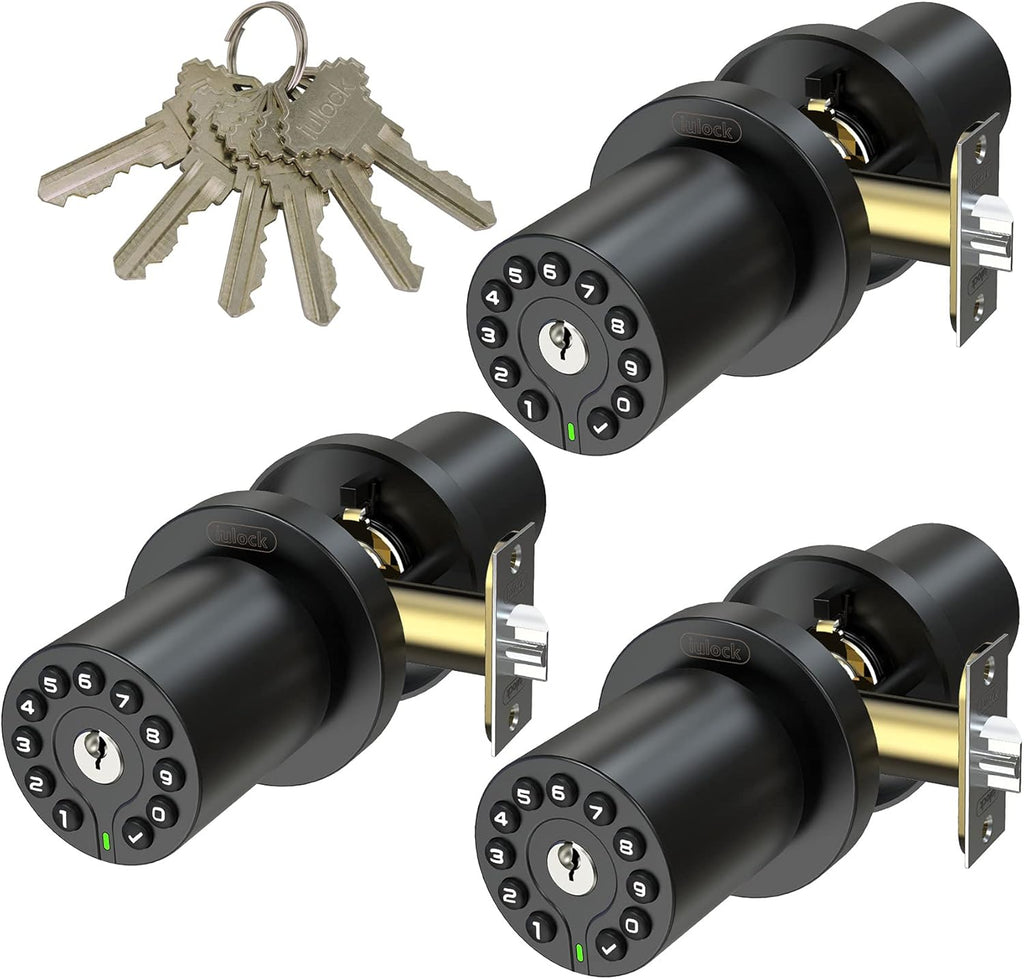 Code Door Lock with Keypad and Key, Pack of 2 Y991030