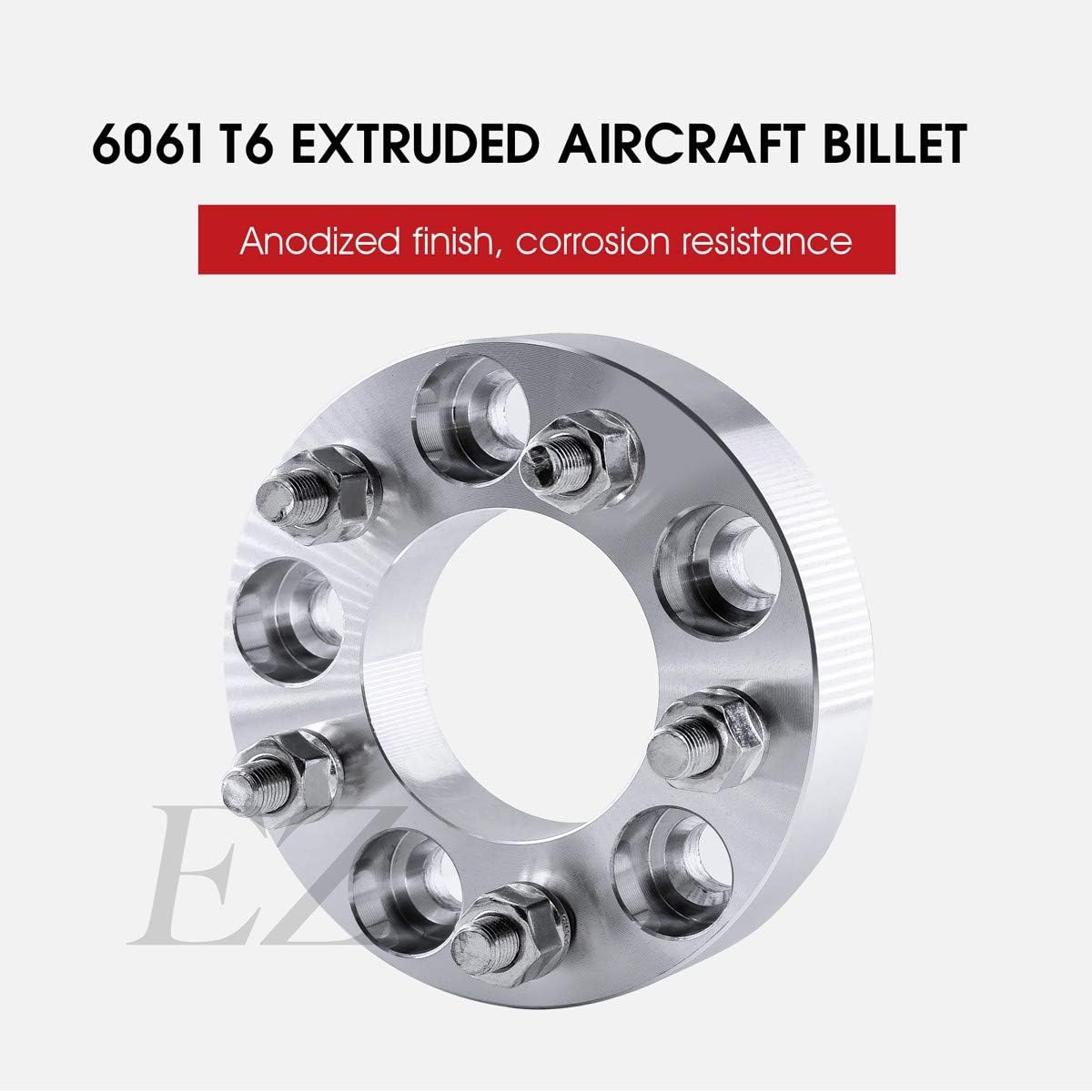 2 Wheel Adapters 5x5.5 to 5 Lug 5" Thickness 1.5 Inch E1051