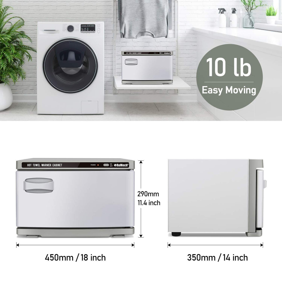 Towel Warmer Cabinet, 4 Gallon Capacity J4475