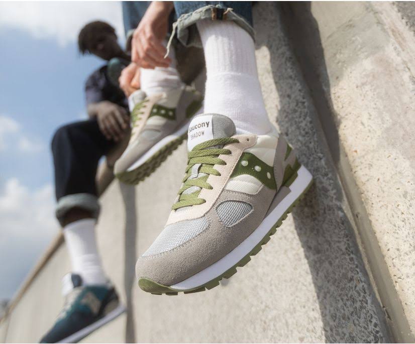 Grey Green Saucony Shadow Original Sneakers O486264