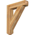 Traditional Craftsman Rough Sawn Bracket, Western Red Cedar C32314