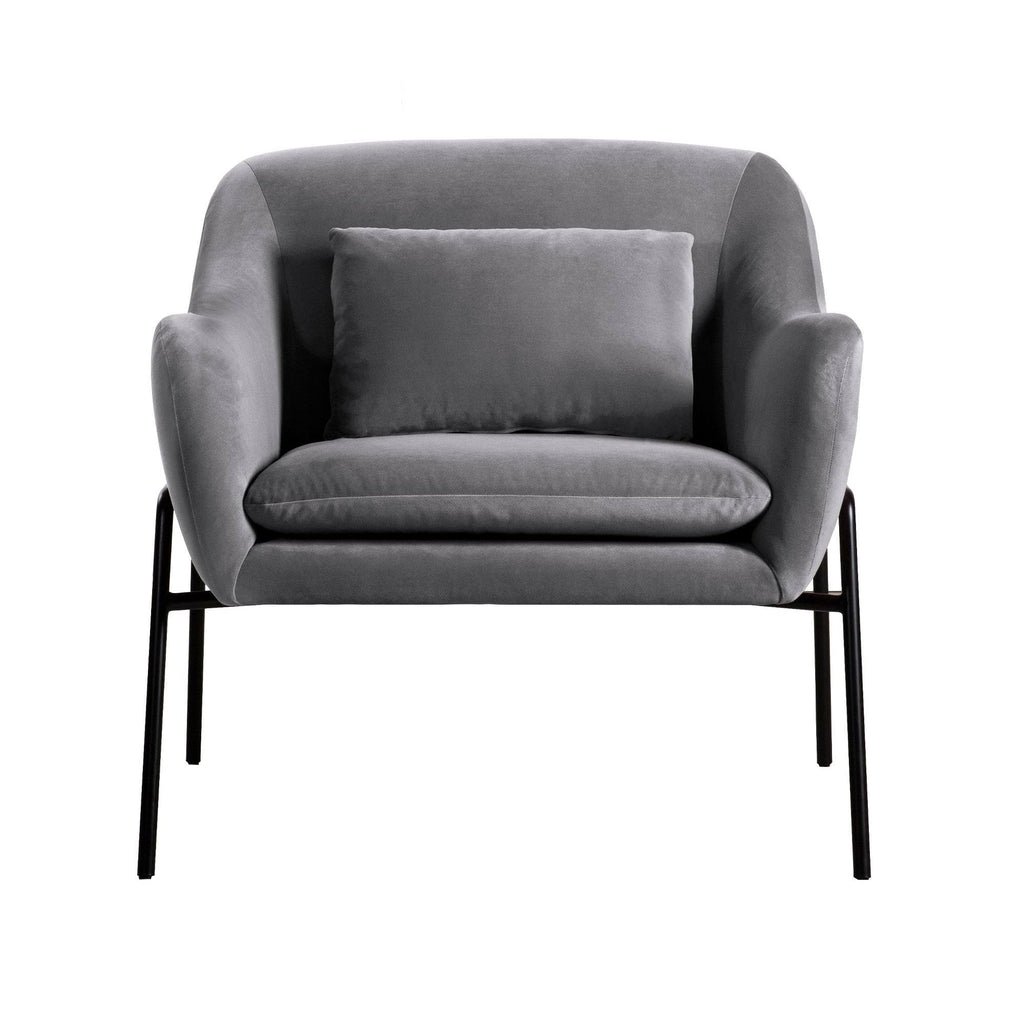 Blue Velvet Accent Chair S43361