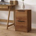 Wooden Lateral File Cabinet with Drawer, Open Storage Shelves D7559