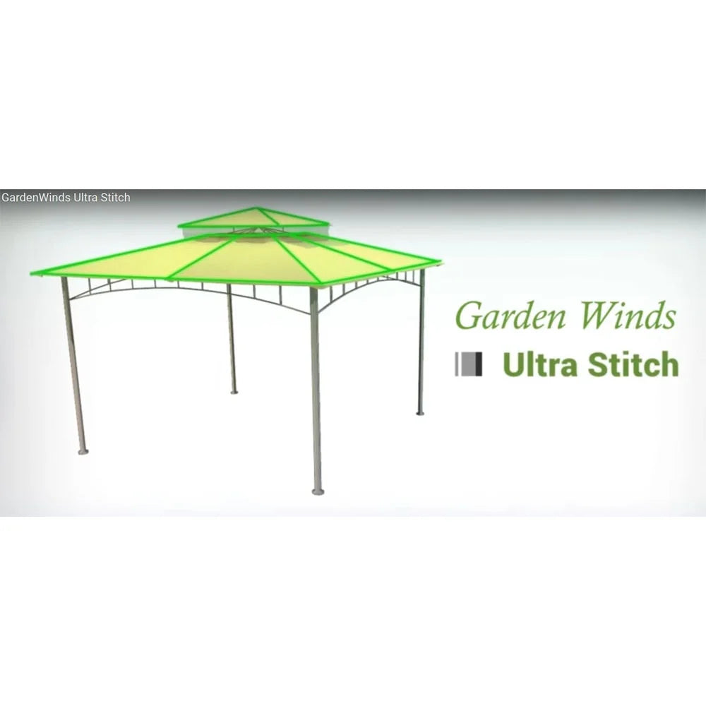 Stripe Canyon Replacement Canopy Top Cover for Gazebo C2958