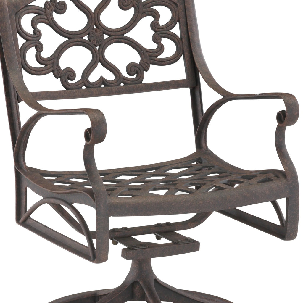 Bronze Outdoor Swivel Rocking Chair F635