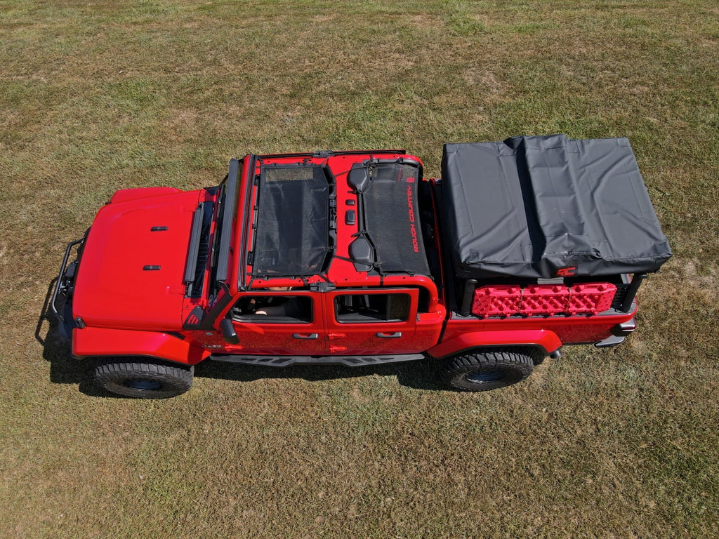 Black Mesh Bikini Top for Jeep Gladiator JT H11252