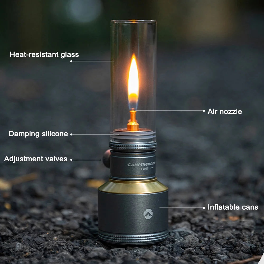 Portable Windproof Camping Gas Burner Tent Lamp Lantern J708358