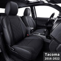 Black & Gray Faux Leather Seat Covers S251