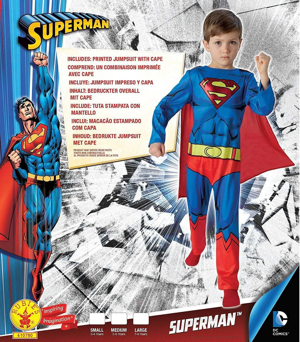 Child Medium Comic Book Superman Classic Z4037