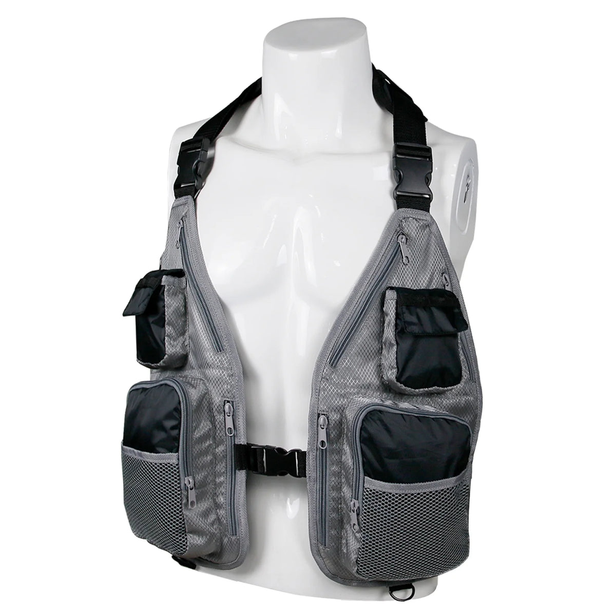 Breathable Adjustable Waistcoat with Pockets D Rings Z5746