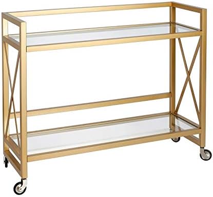 Blackened Bronze Bar Cart I7102