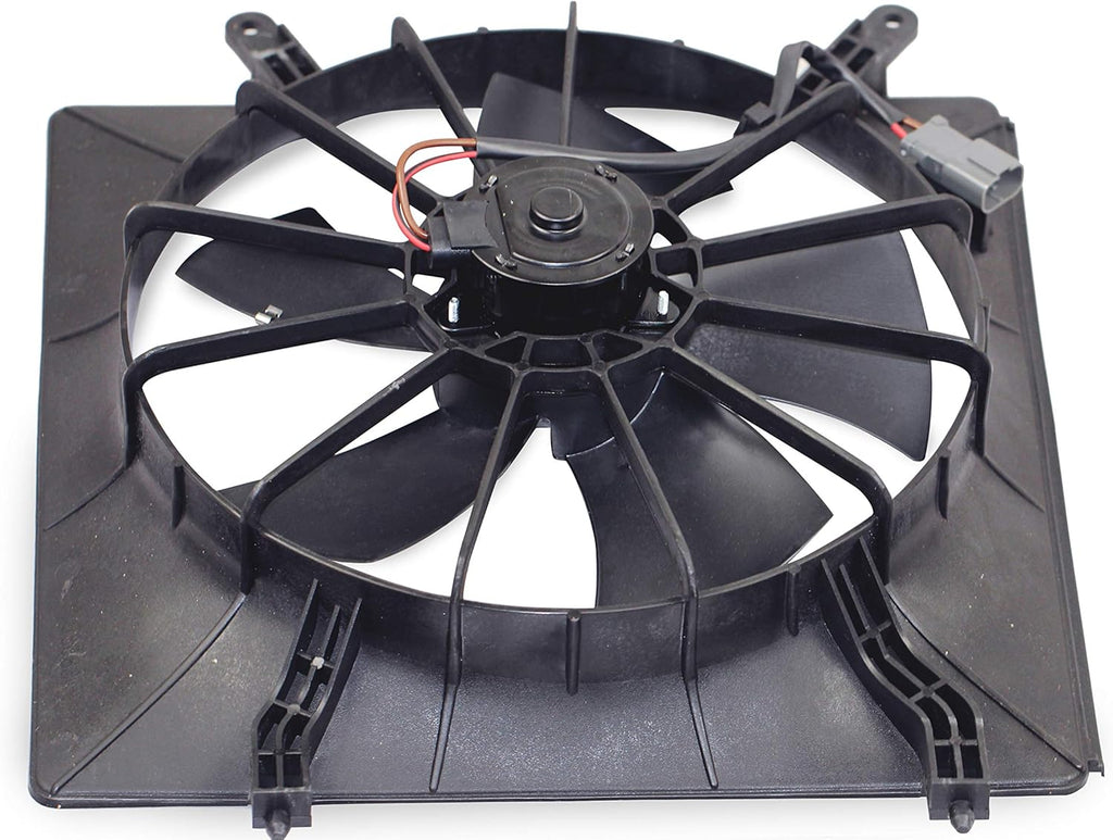 Left Driver Side Radiator Cooling Fan Assembly Pack of 2 F5447