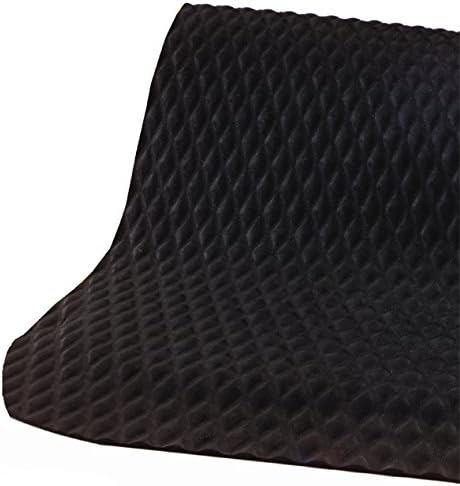 Black & Black Border 2' x 3' Anti-Fatigue Comfort Mat U399