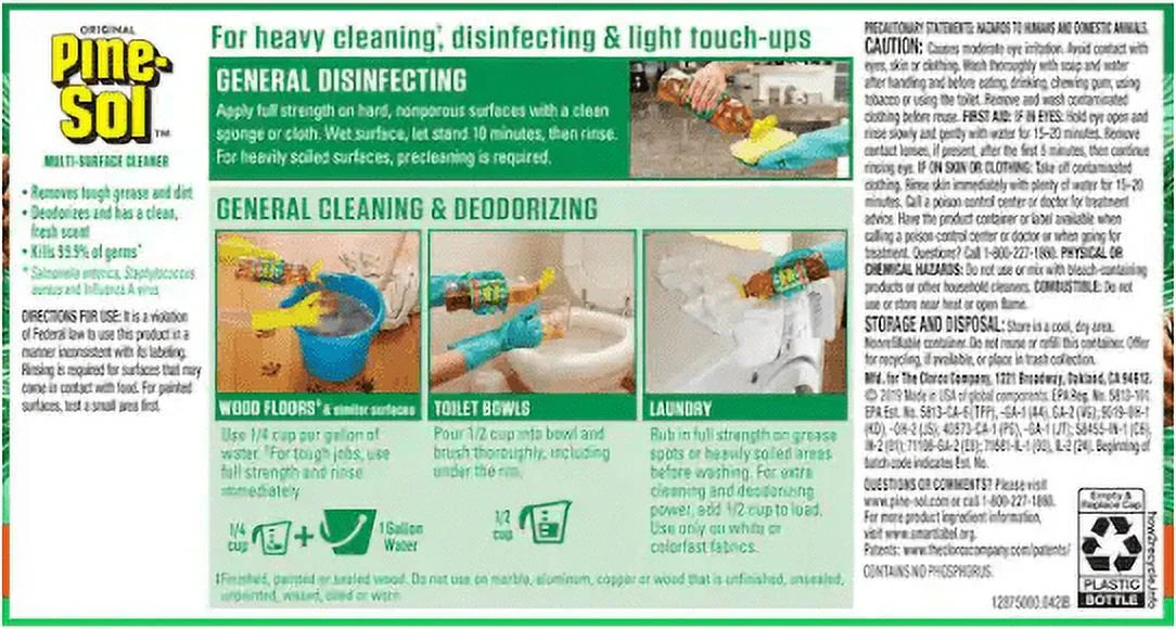 144 oz. Original Pine All Purpose Multi-Surface Cleaner (2-Pack) J76257