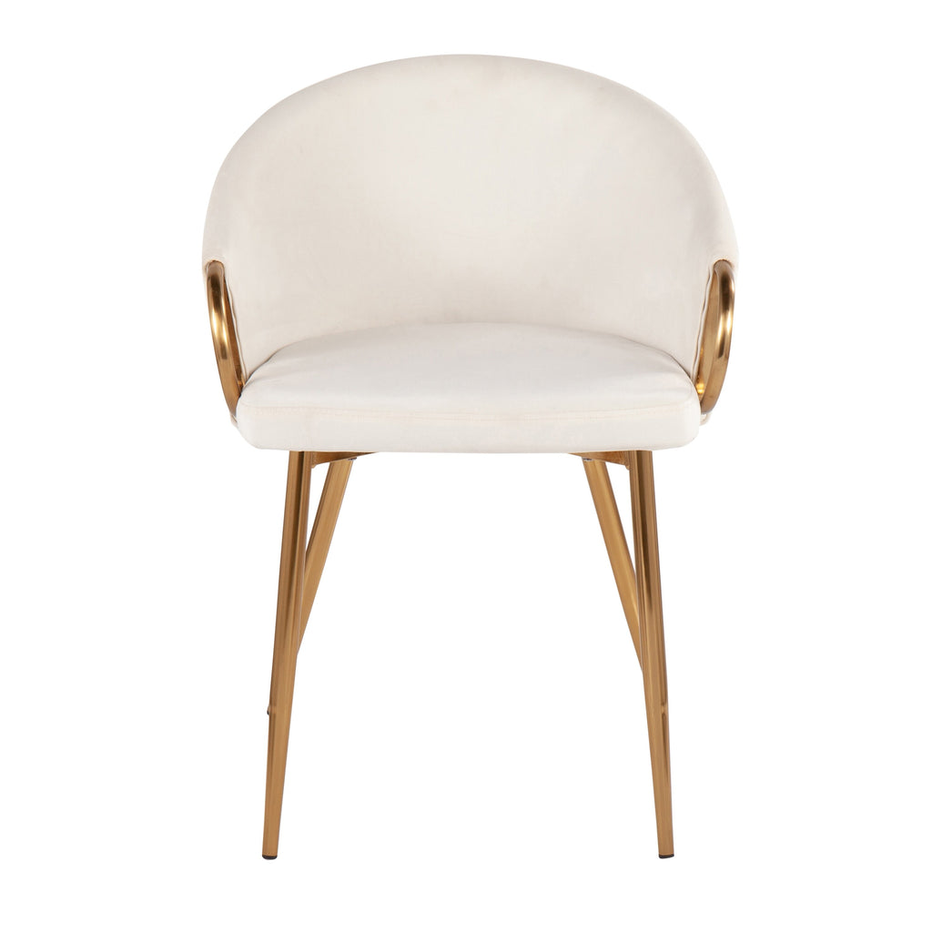 Light Blue Velvet Upholstered Chair I588323