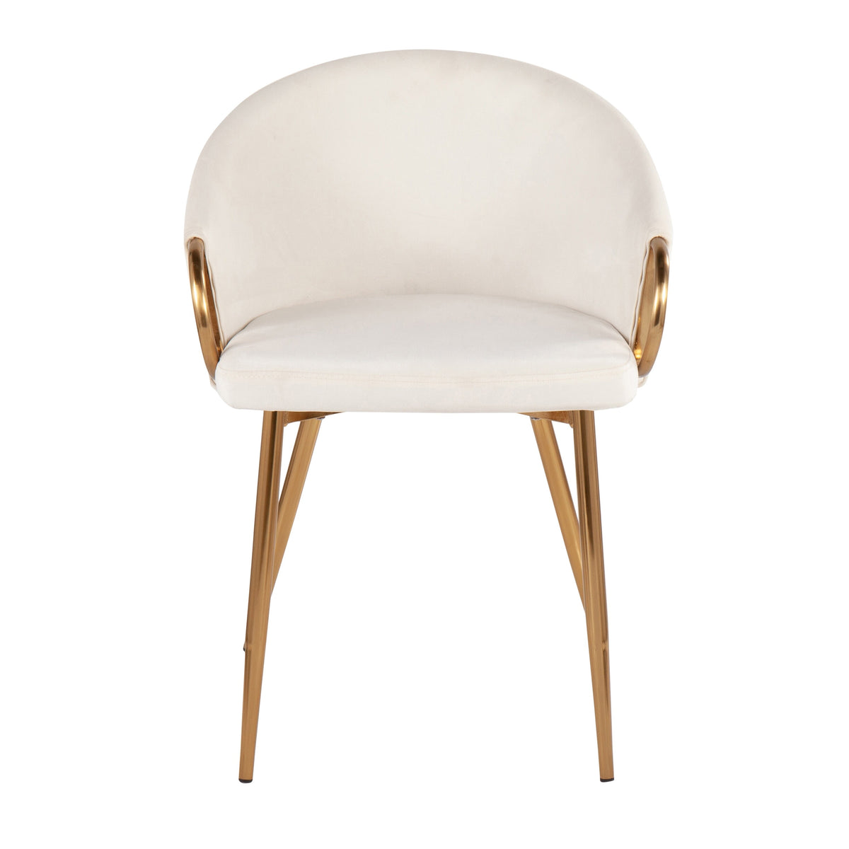 Light Blue Velvet Upholstered Chair I588323