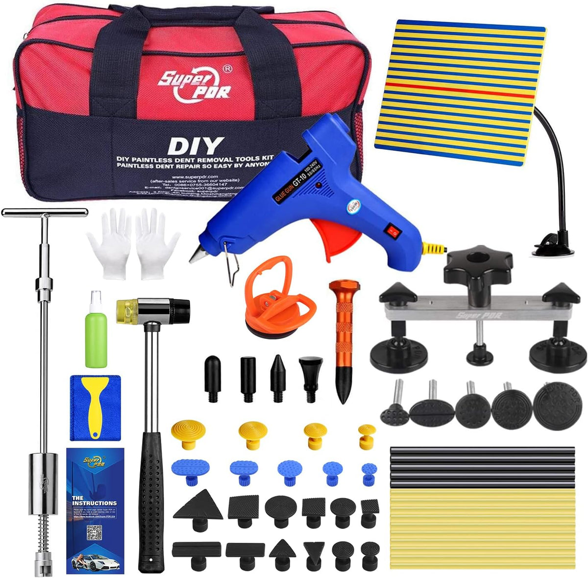 53Pcs PDR Kit with Tool Bag X2646