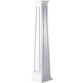 12 inchw x 60 inchh Square Tapered Raised Panel Column with Crown Capital & Crown Base K415491