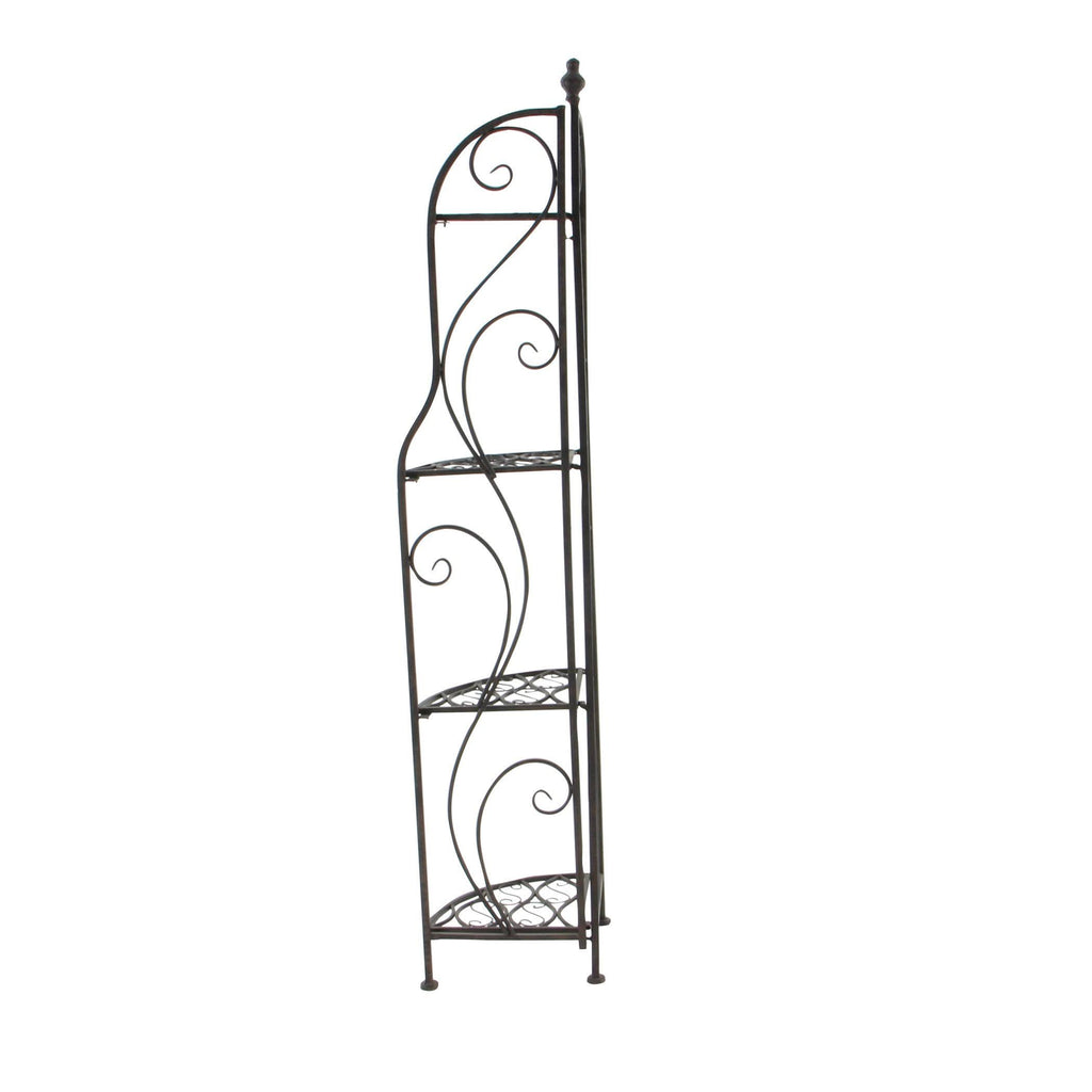 Black Metal Corner Rack T6260