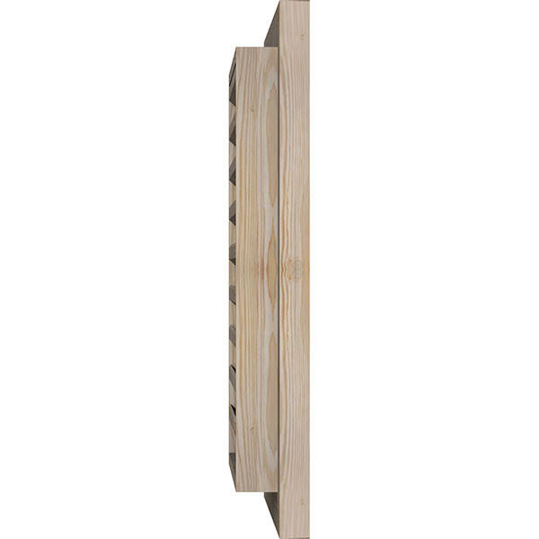20-in W x 20-in H Vertical Gable Vent, Unfinished Pine E95375