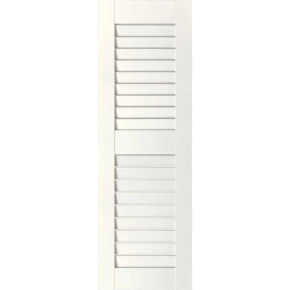 White Pine Open Louvered Shutters Pair A457
