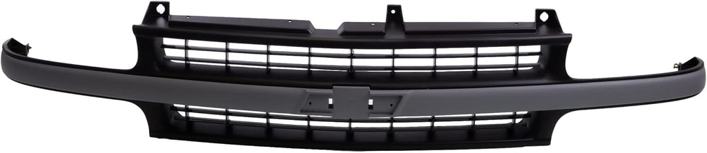Front Black Grille Assembly With Gray Center Bar Z307