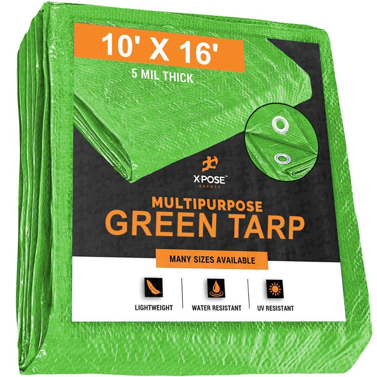 Green Poly Tarps 10 x 16 - Case of 12 D262