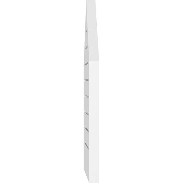 Peaked Top Surface Mount PVC Gable Vent U88986