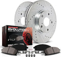 Z23 Carbon Fiber Brake Pads with Drilled & Slotted Brake Rotors Kit P684196